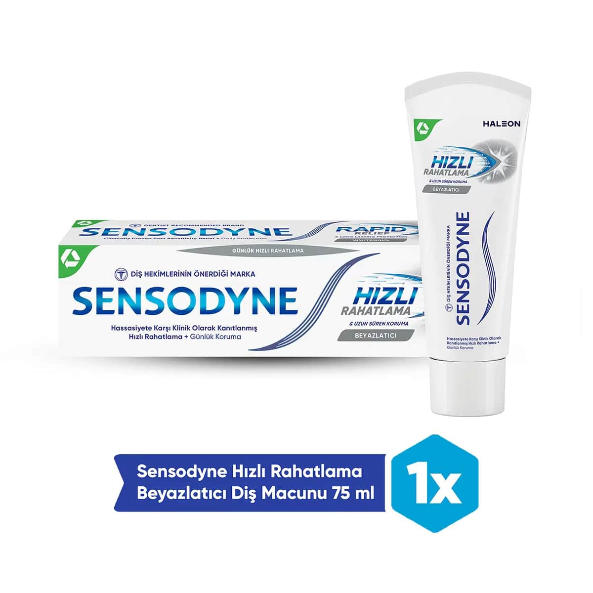 Sensodyne Rapid Relief Whitening Zahnpasta 75ml