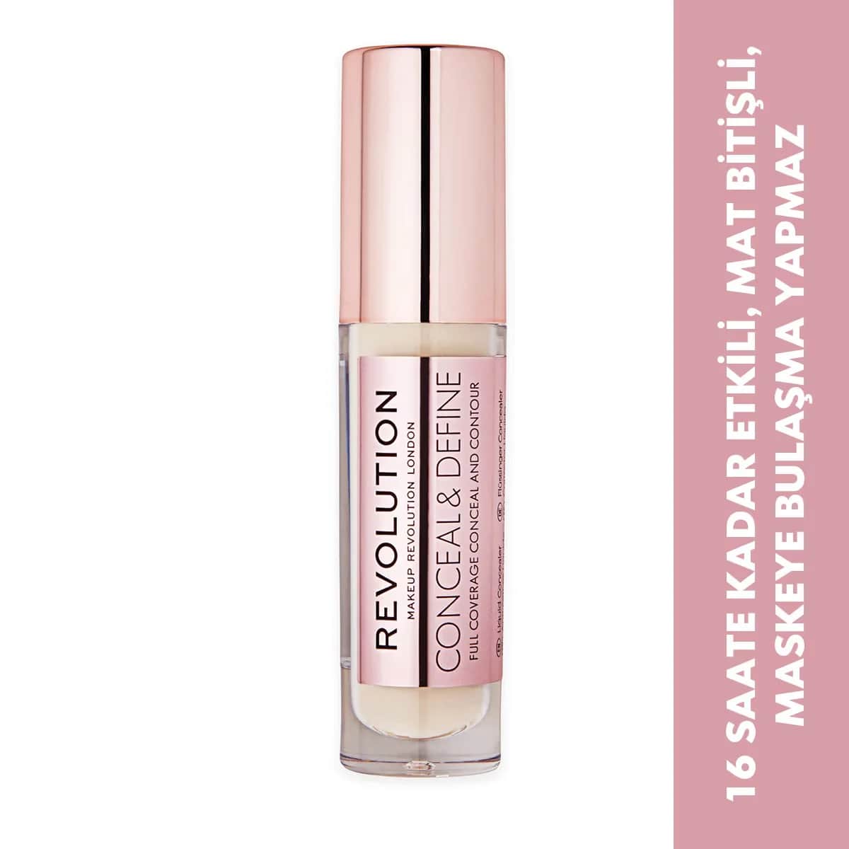 Revolution Conceal &amp; Define C1 Matte Concealer für makellose Haut