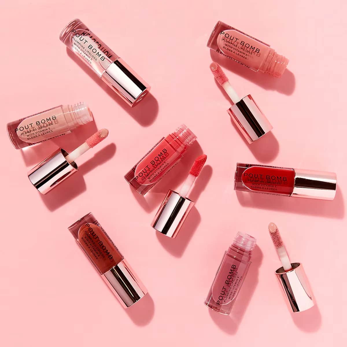 Revolution Pout Bomb Lip Gloss - Volumensteigernd, Glänzend, Nährend