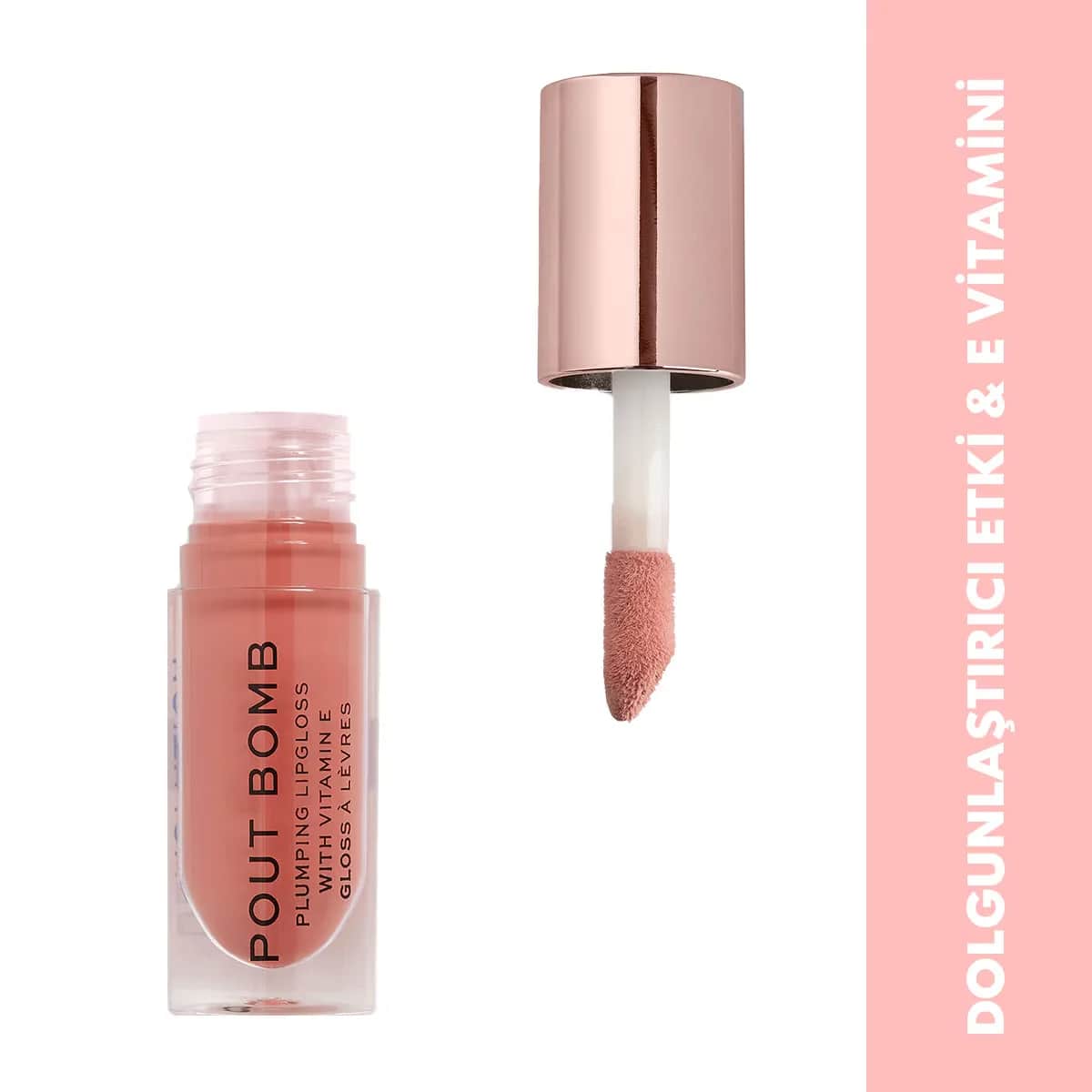 Revolution Pout Bomb Lip Gloss - Volumensteigernd, Glänzend, Nährend