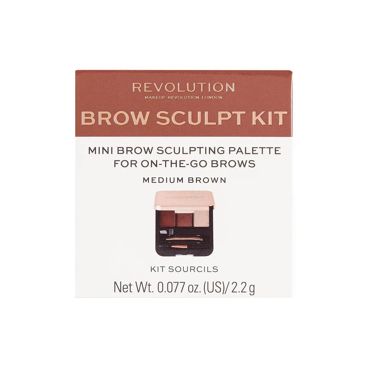Revolution Brow Sculpt Augenbrauen-Kit Medium