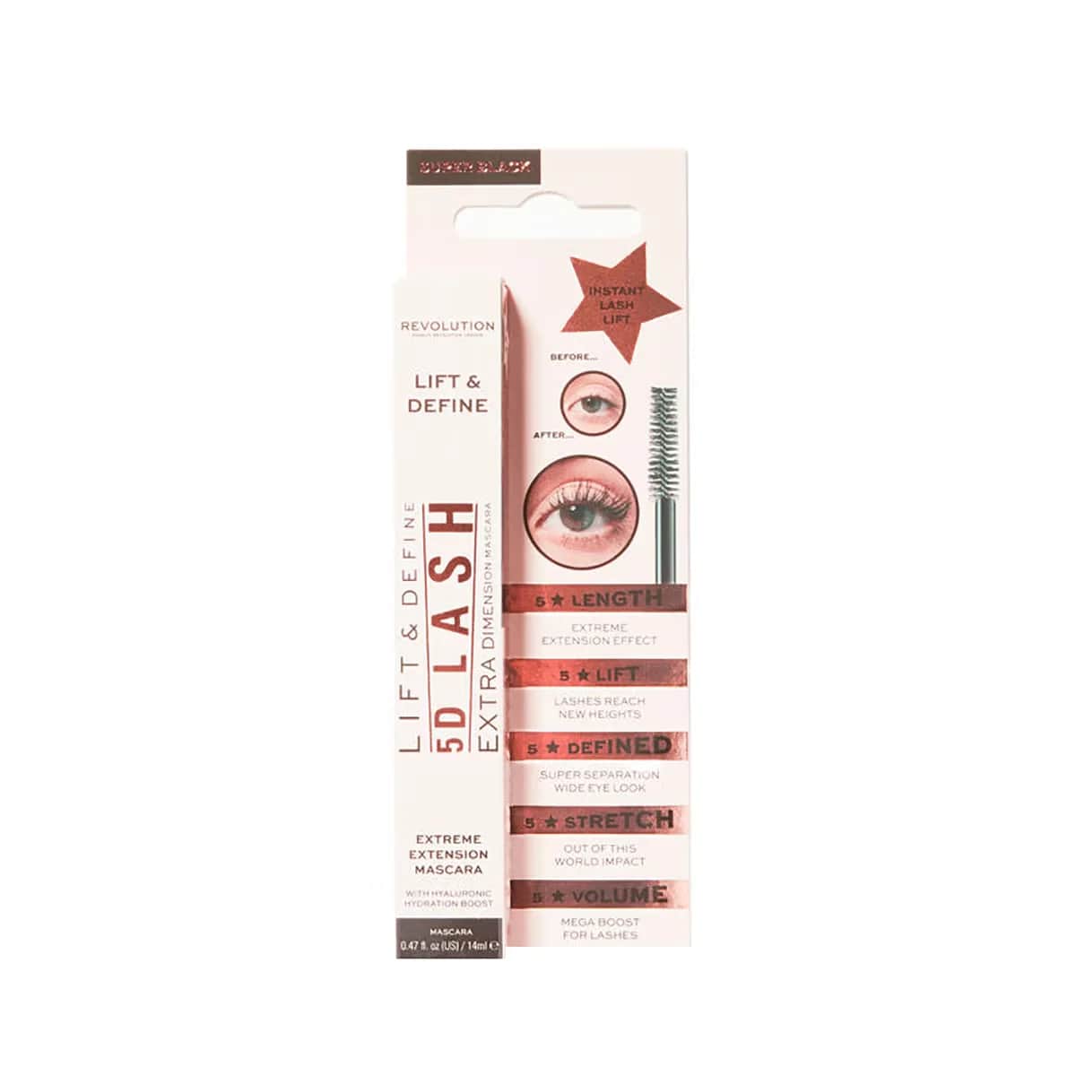 Revolution 5D Extreme Mascara für Volumen, Länge &amp; Schwung