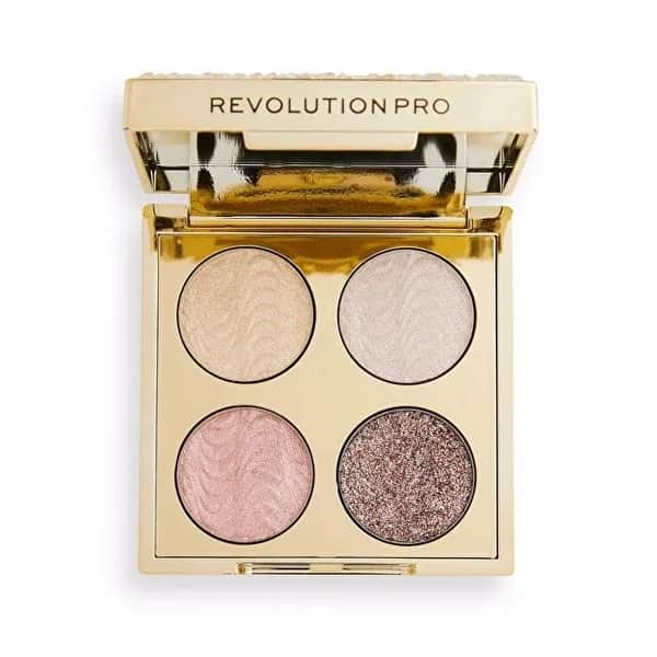 Revolution Pro Champagner Kristall Lidschattenpalette