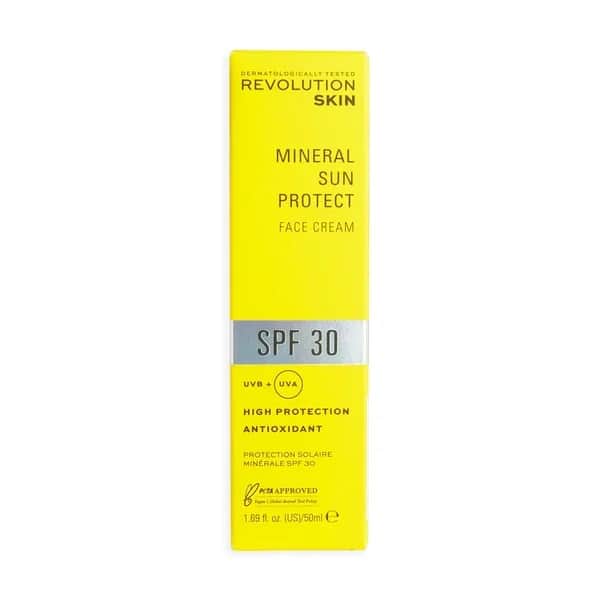 Revolution Skincare SPF 30 Mineral Sonnencreme - Öl-frei, Transparent