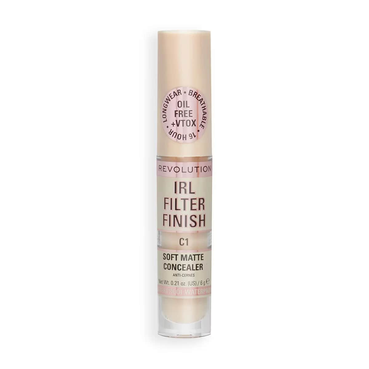 Revolution IRL Filter Finish Concealer C1 - Hohe Deckkraft &amp; Atmungsaktiv
