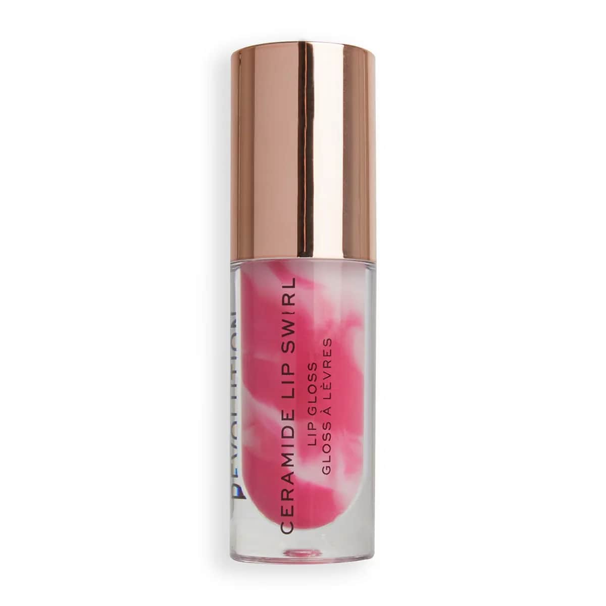 Revolution Swirl Ceramide Lip Gloss - Berry Pink Shine