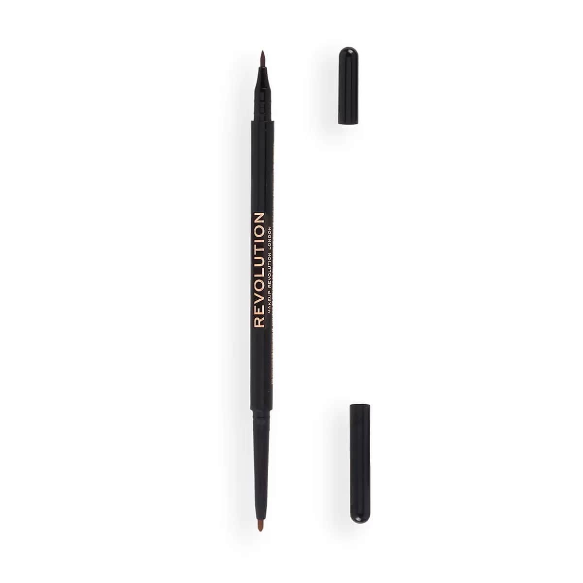Revolution Brauner Eyeliner Filz &amp; Kohl - Dual Tip Smoky Liner