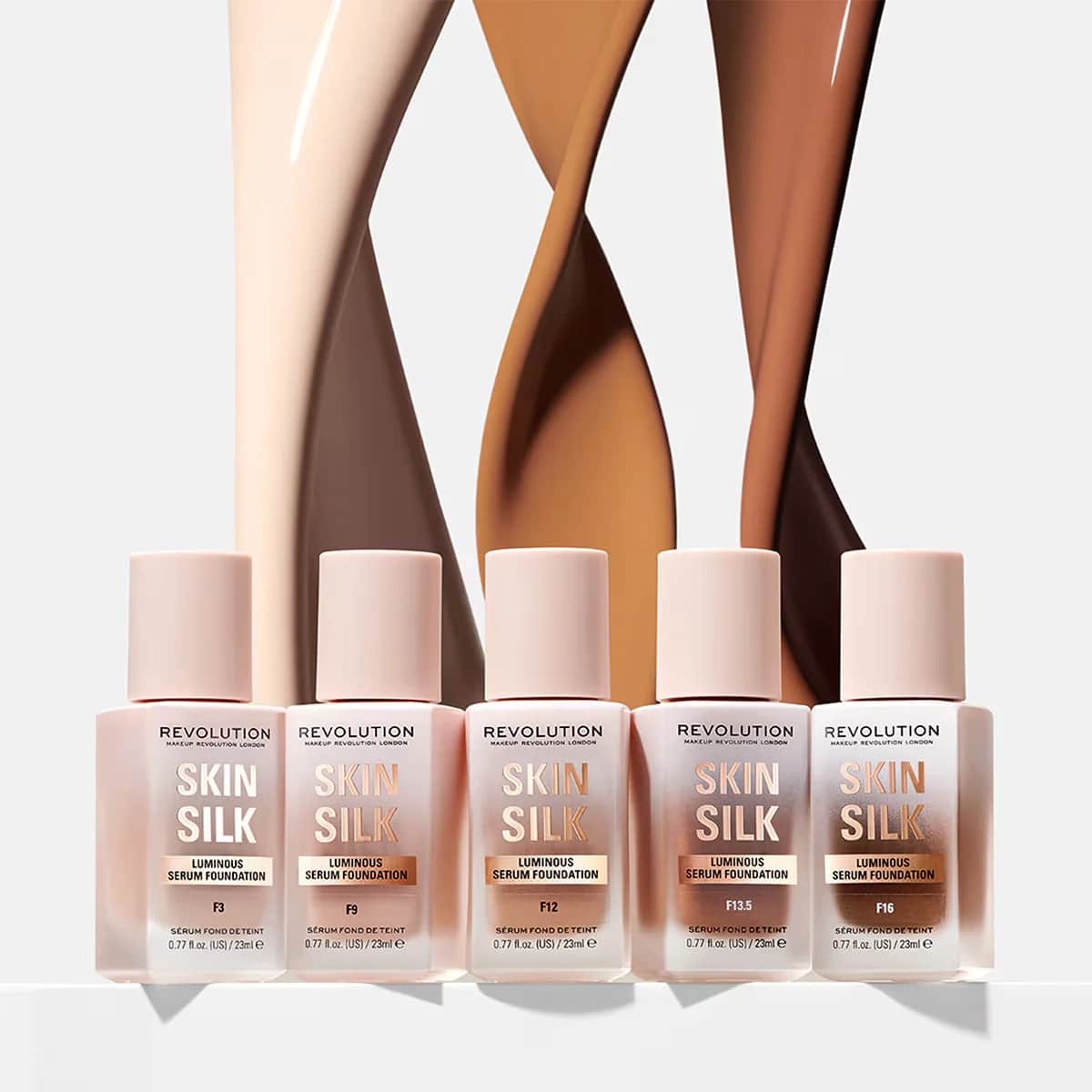 Revolution Skin Silk Serum Foundation mit Hyaluronsäure