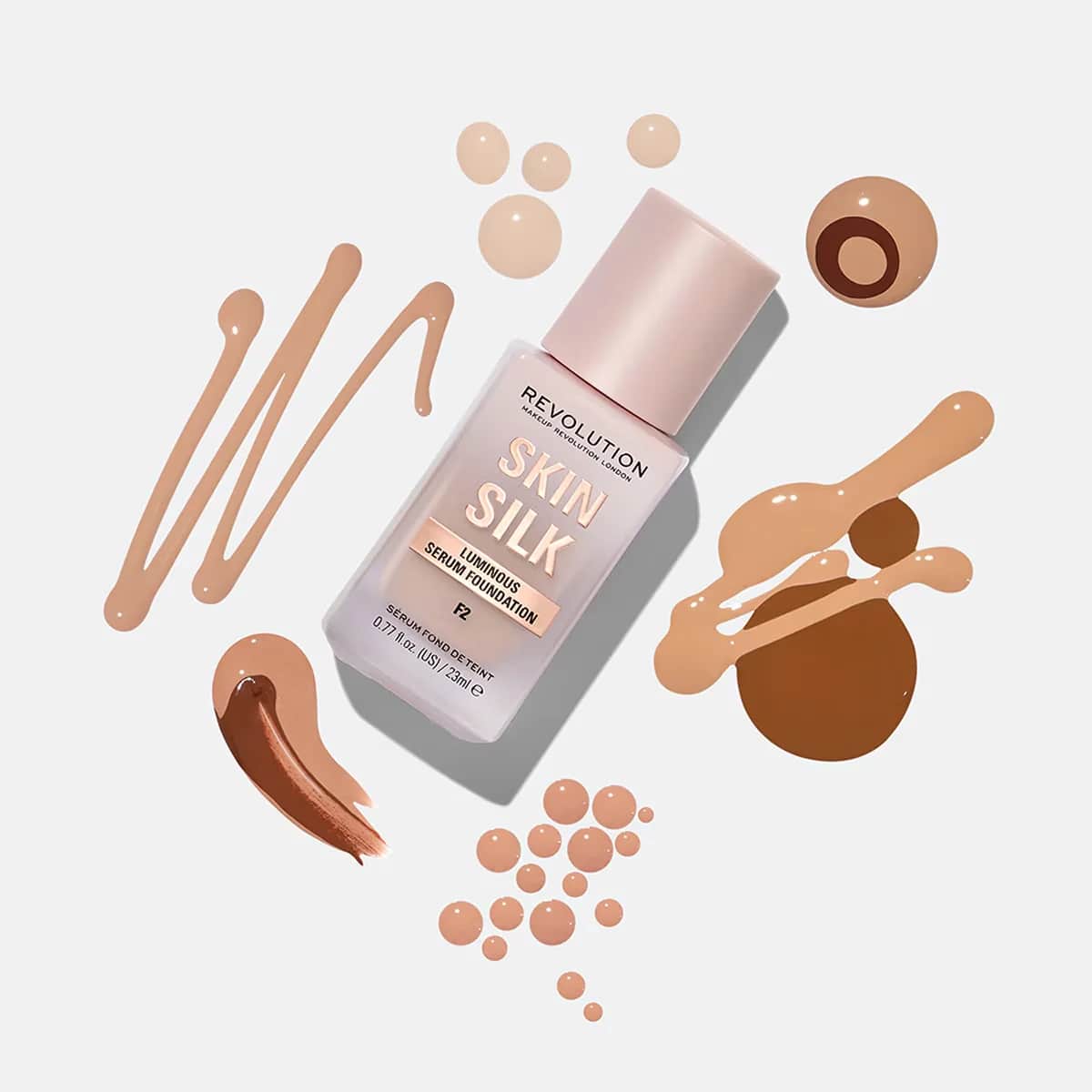 Revolution Skin Silk Serum Foundation - Feuchtigkeitsspendend &amp; Leichte Deckkraft