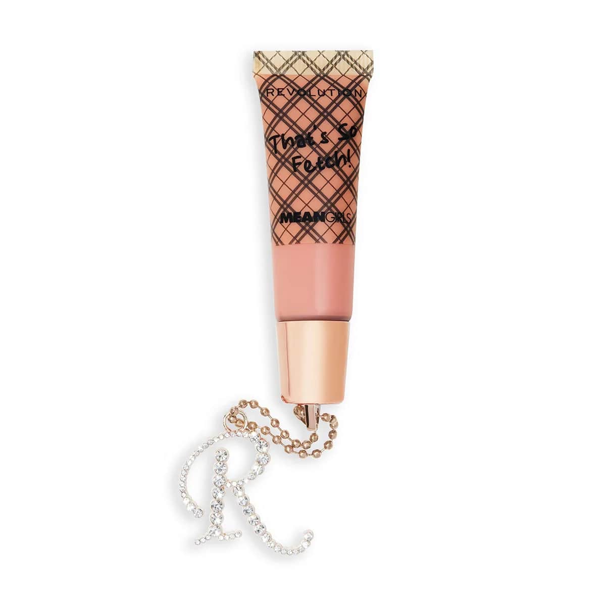 Revolution Mean Girls Pfirsich Lipgloss - Y2K Charm &amp; Schlüsselanhänger