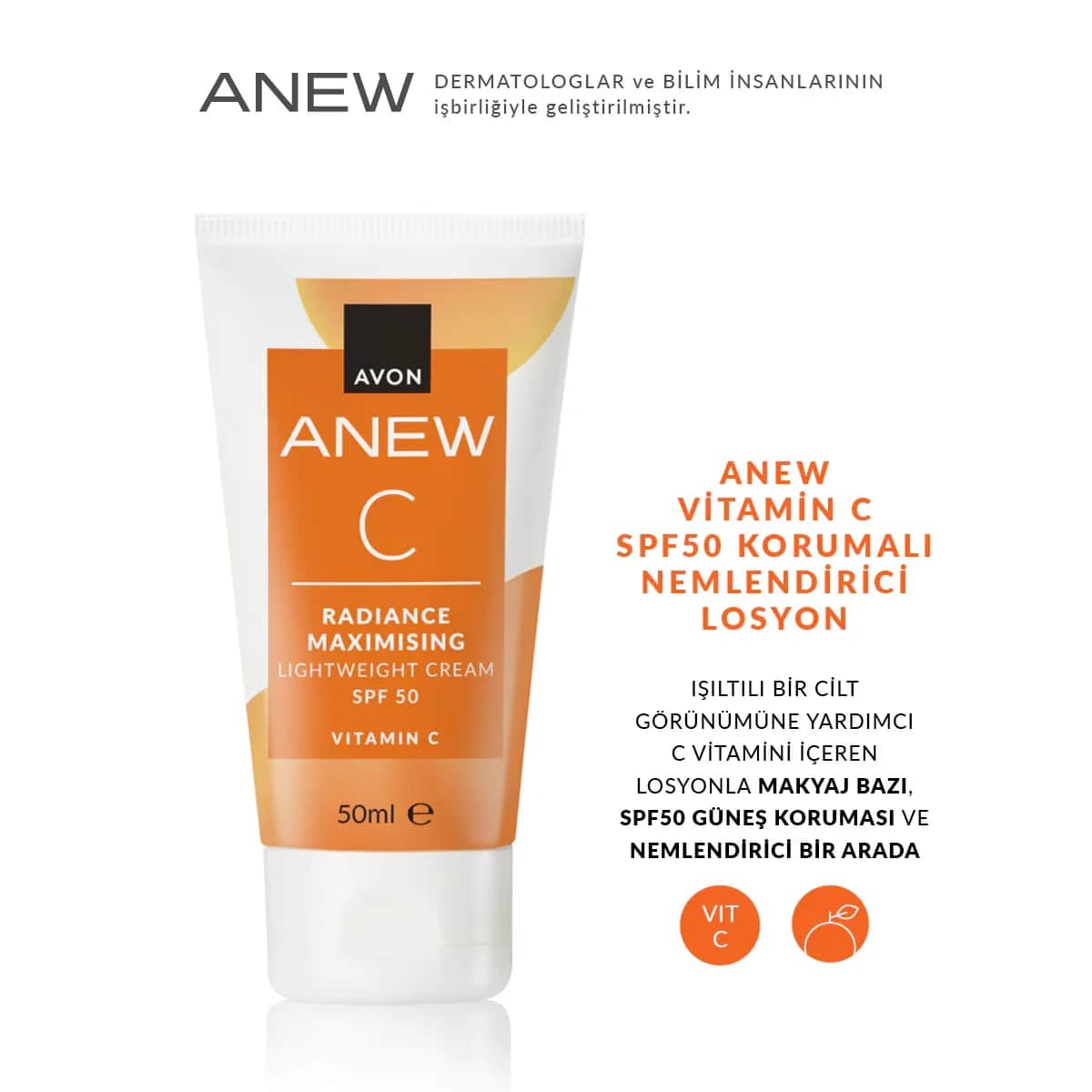 Avon Anew Vitamin C SPF50 Lotion 50ml