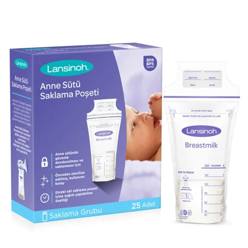 Lansinoh sterile Muttermilch Aufbewahrungsbeutel - 25 Stück