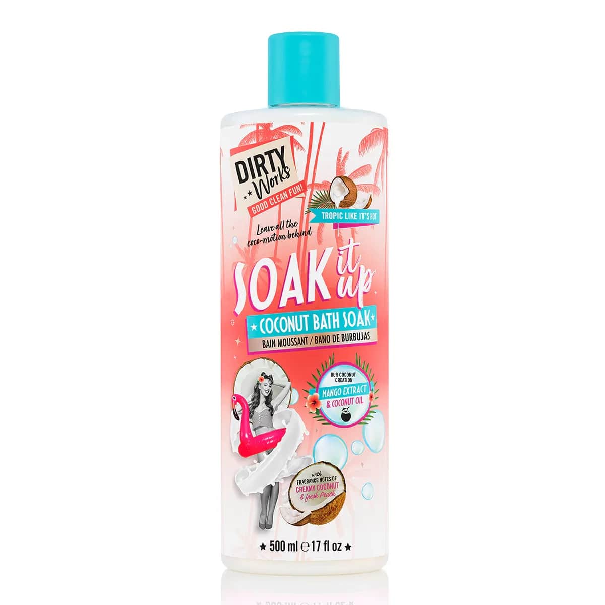 Dirty Works Mango Papaya Badeschaum 500ml