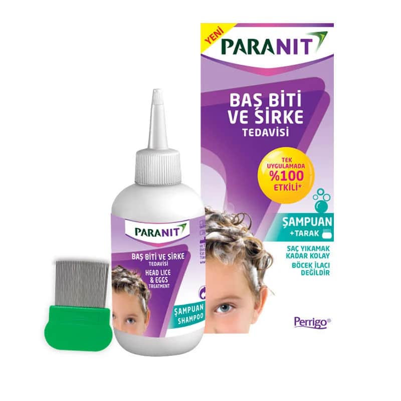 Paranit Läusebehandlung Shampoo &amp; Kamm mit Essig 100ml