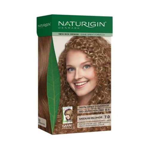 Naturigin Bio-Haarfarbe 7.0 - Natürliches Mittelblond