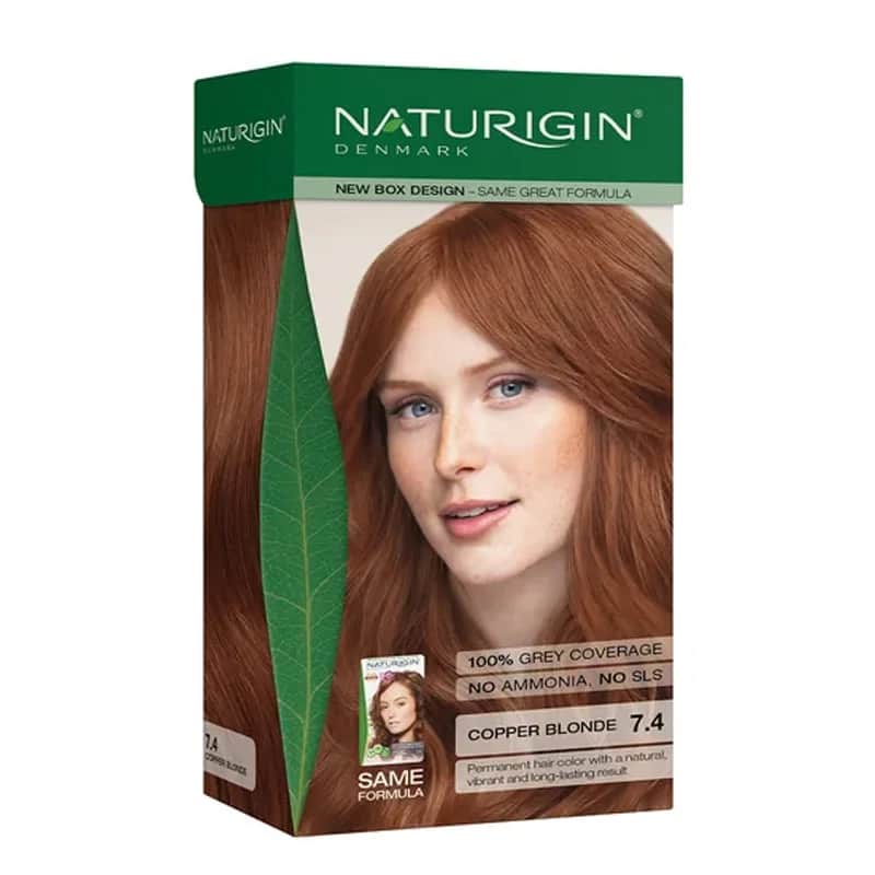 Naturigin Bio-Haarfarbe 7.4 Mittelgelb-Rot