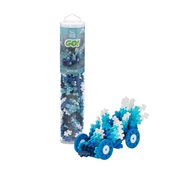Plus-Plus Bunte Autos 200-Teile Wasserrohr-Set - Reisefreundlich
