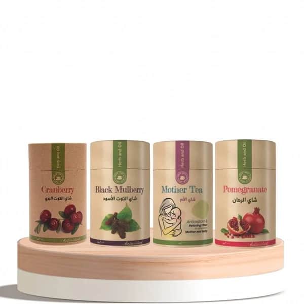 Kräuter- und Ölteebox gemischt - 4 Produkte von Herb and Oil