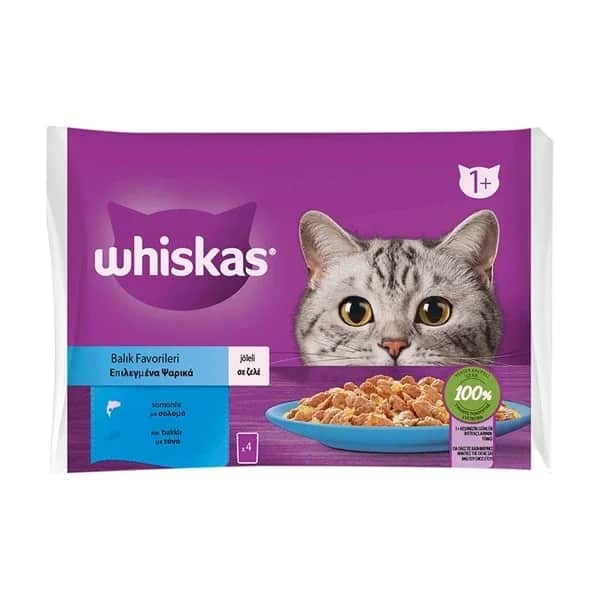Whiskas Fisch Favoriten Nassfutter für Katzen 340g