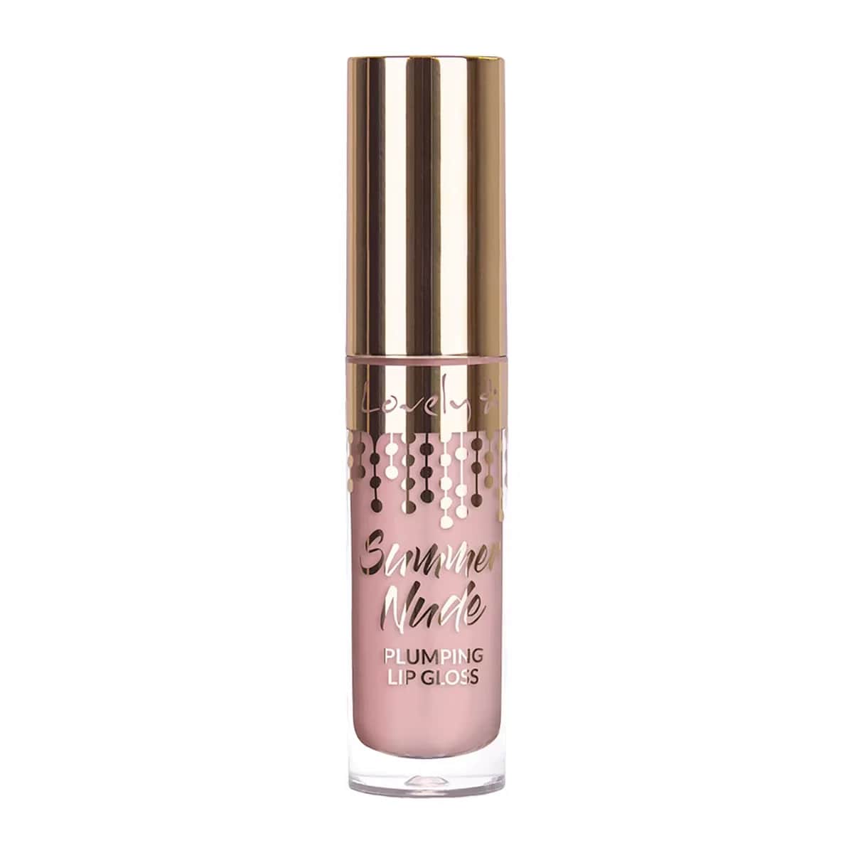Lovely Summer Nude Plumping Lip Gloss - Strawberry Shine