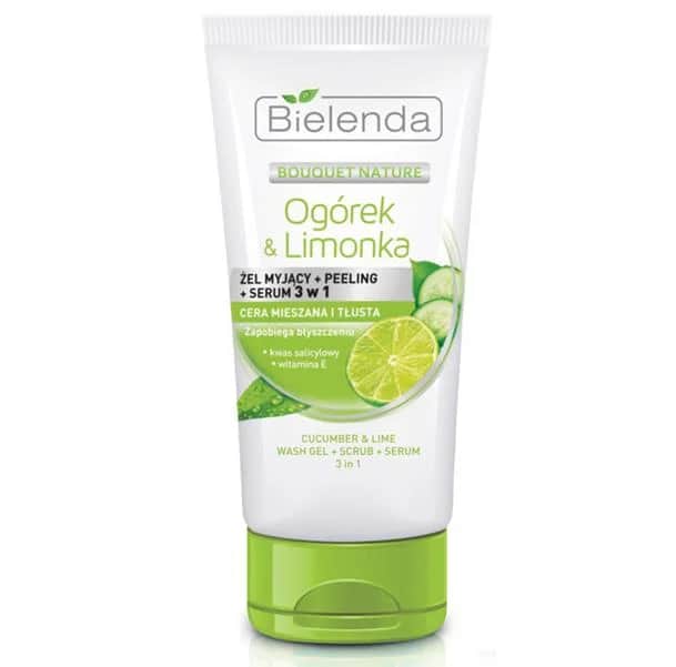 Gurken- und Zitronenreiniger-Serum für fettige Haut - 150g von Bielenda