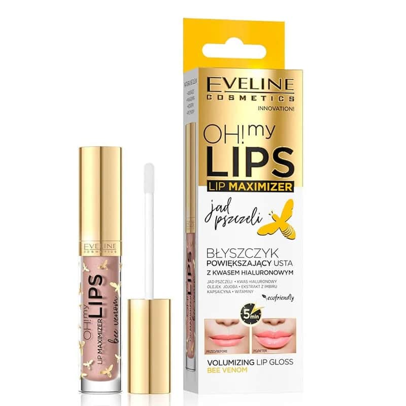 Eveline Oh My Lips Bienenvenom Lipgloss 4,5 ml - Volumengebender Glanz