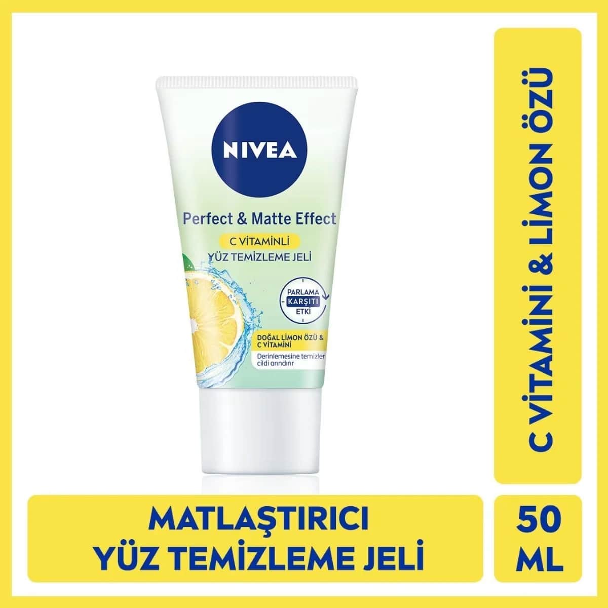 NIVEA Perfect &amp; Matte Vitamin C Reinigungs-Gel 50ml