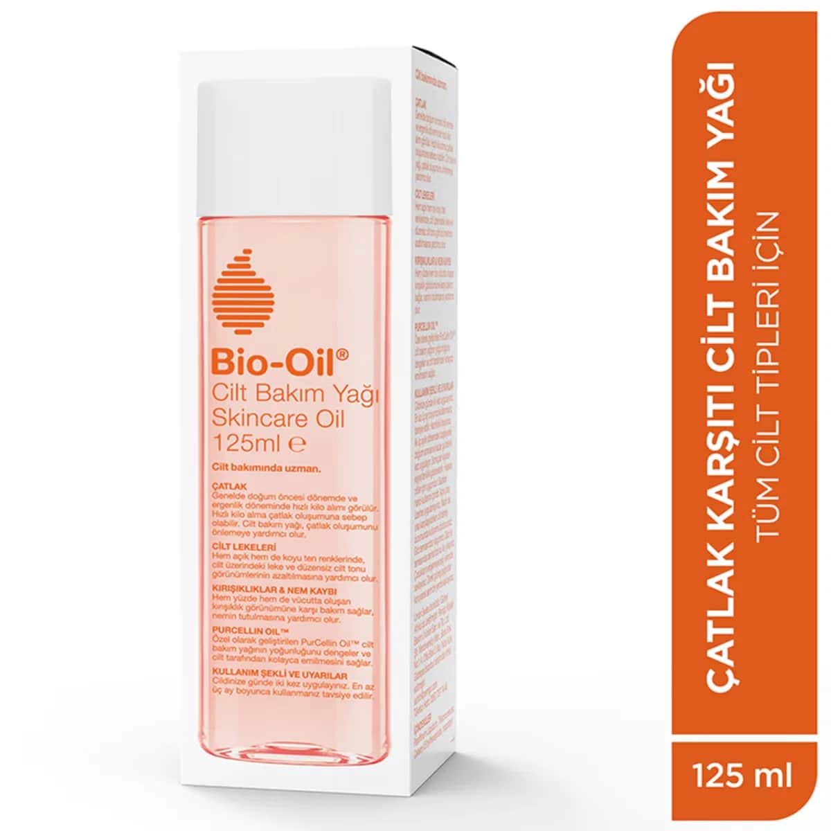 Bio-Öl 125ml Hautpflegeöl für Dehnungsstreifen und Hautunreinheiten