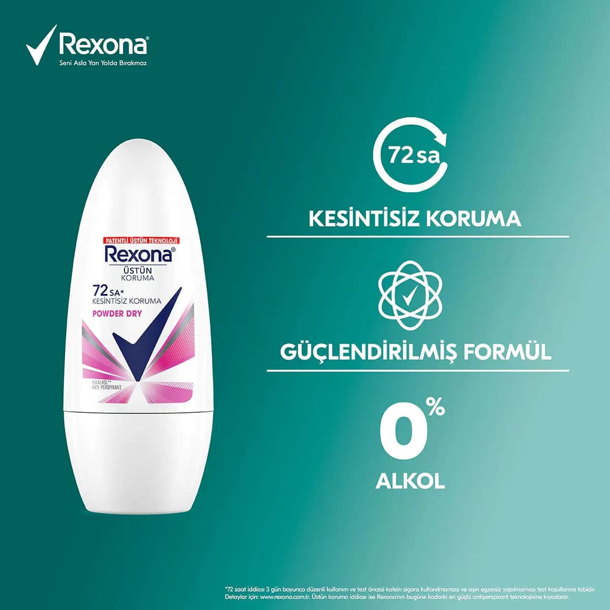 Rexona Frauen 72H Pulver Trocken Roll