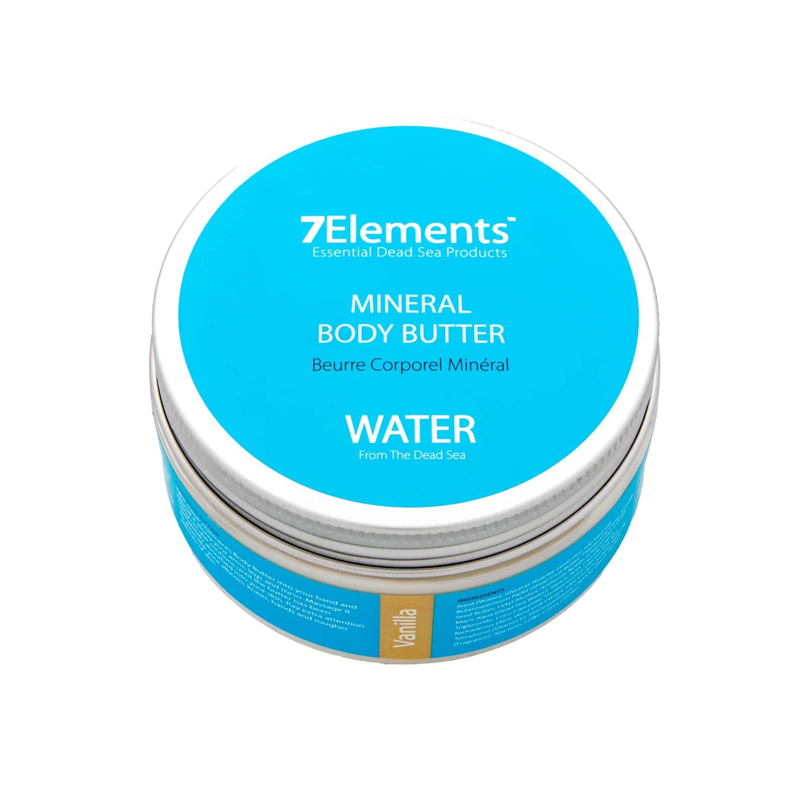 Vanille Mineral Körperbutter 200 ml von 7 Elements