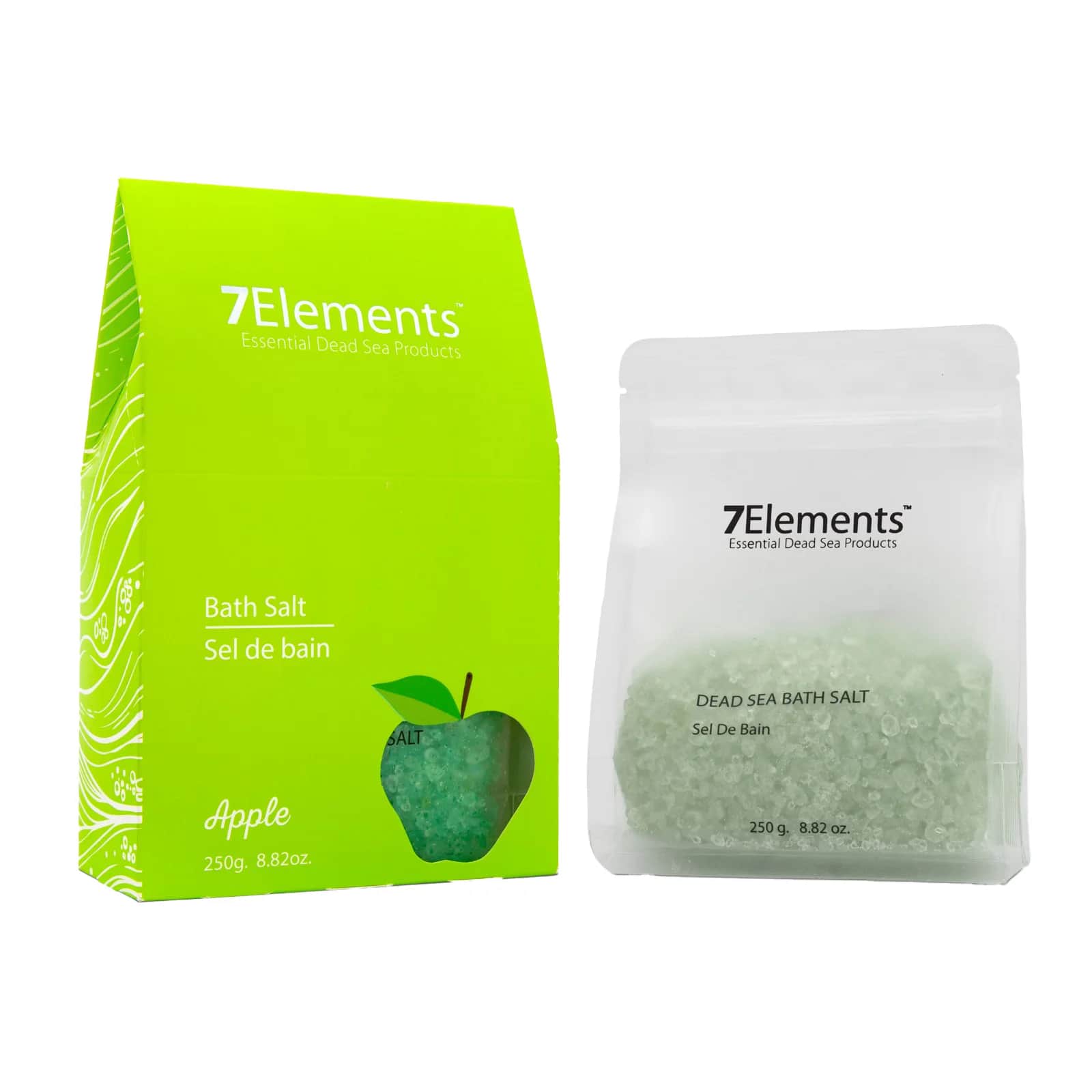Apfelduft Badesalz 250g von 7 Elements