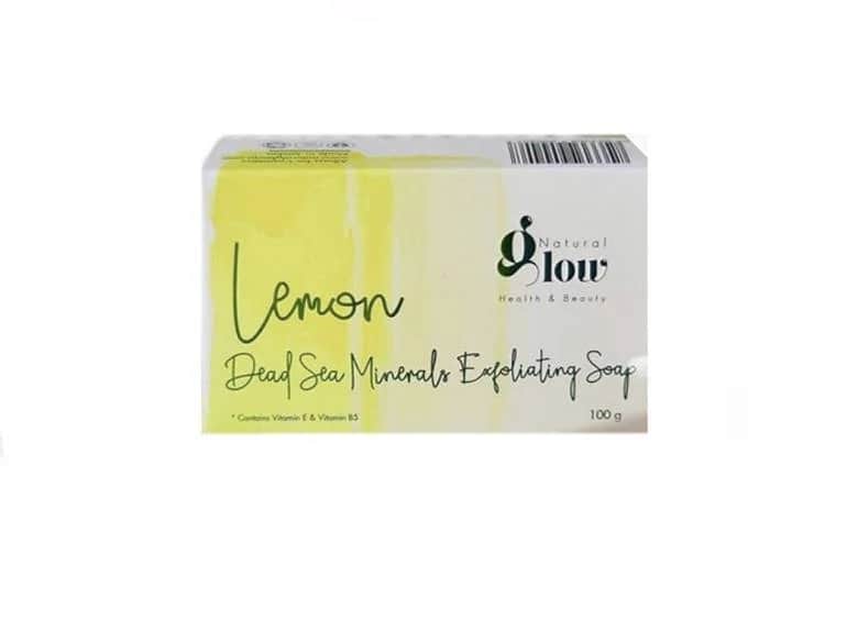 Natürliche Glow Zitrone Totes Meer Mineralien Peeling