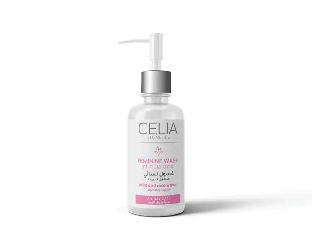 Celia Intimreinigung für Frauen mit Milch und Rosenwasser, 180g