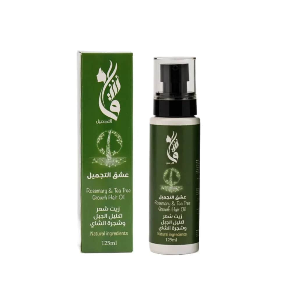 Stärkendes Haaröl mit Rosmarin und Teebaum von Love of Beauty 125 ml