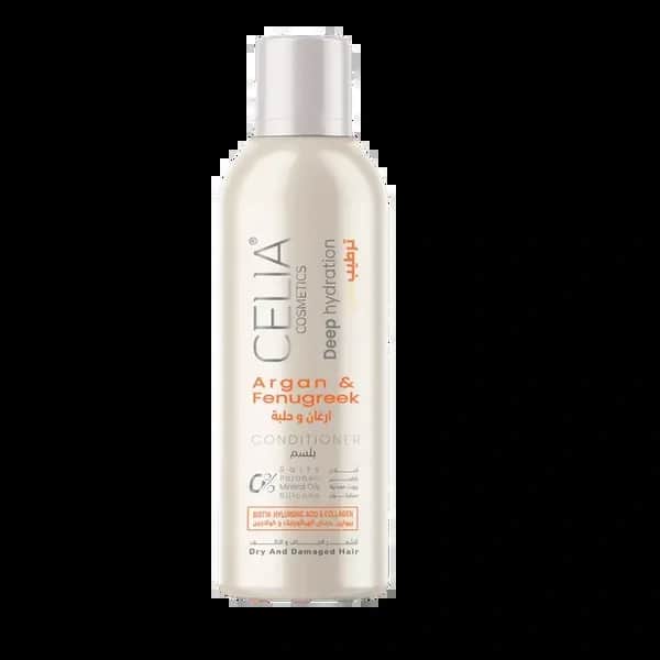 Celia Argan- und Bockshornkleebalsam für trockenes und geschädigtes Haar 500 ml von Celia