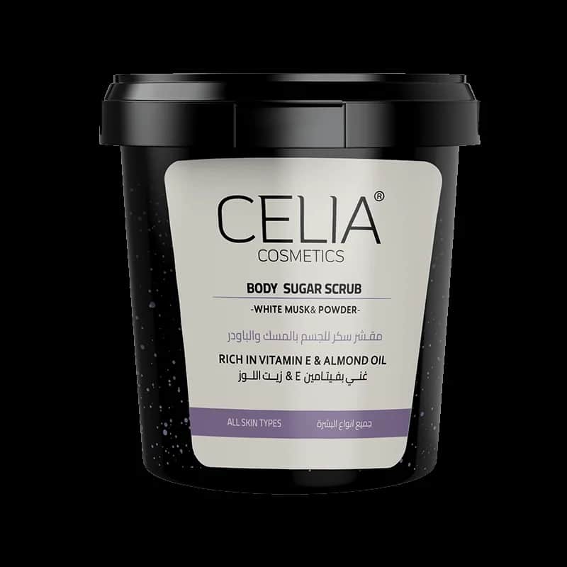 Celia Musk und Puderzucker Körperpeeling 600g von Celia