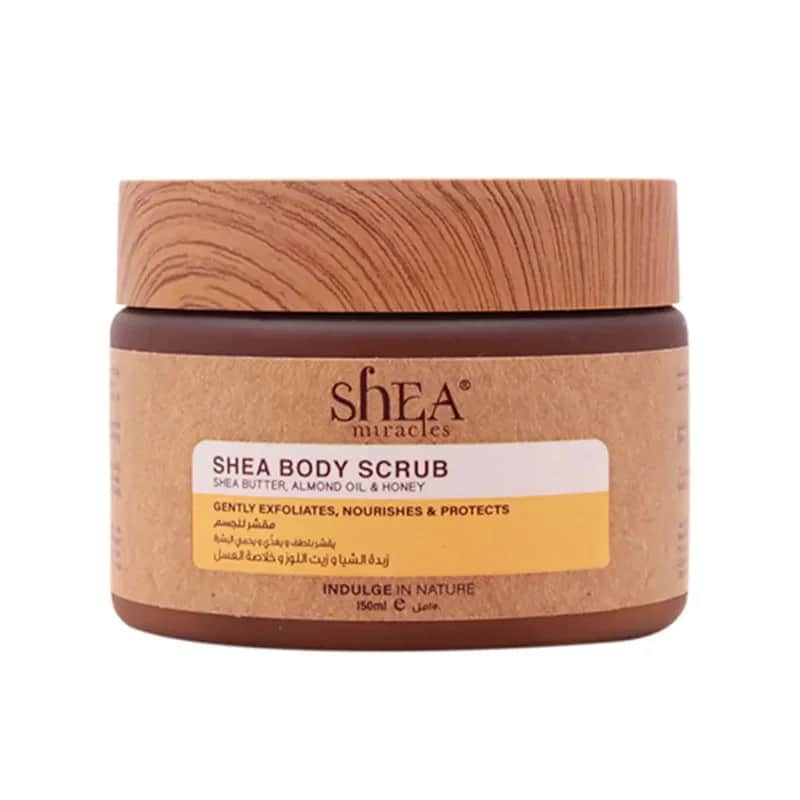 Shea Miracles Sheabutter Körperpeeling mit Mandelöl und Honig 150 ml