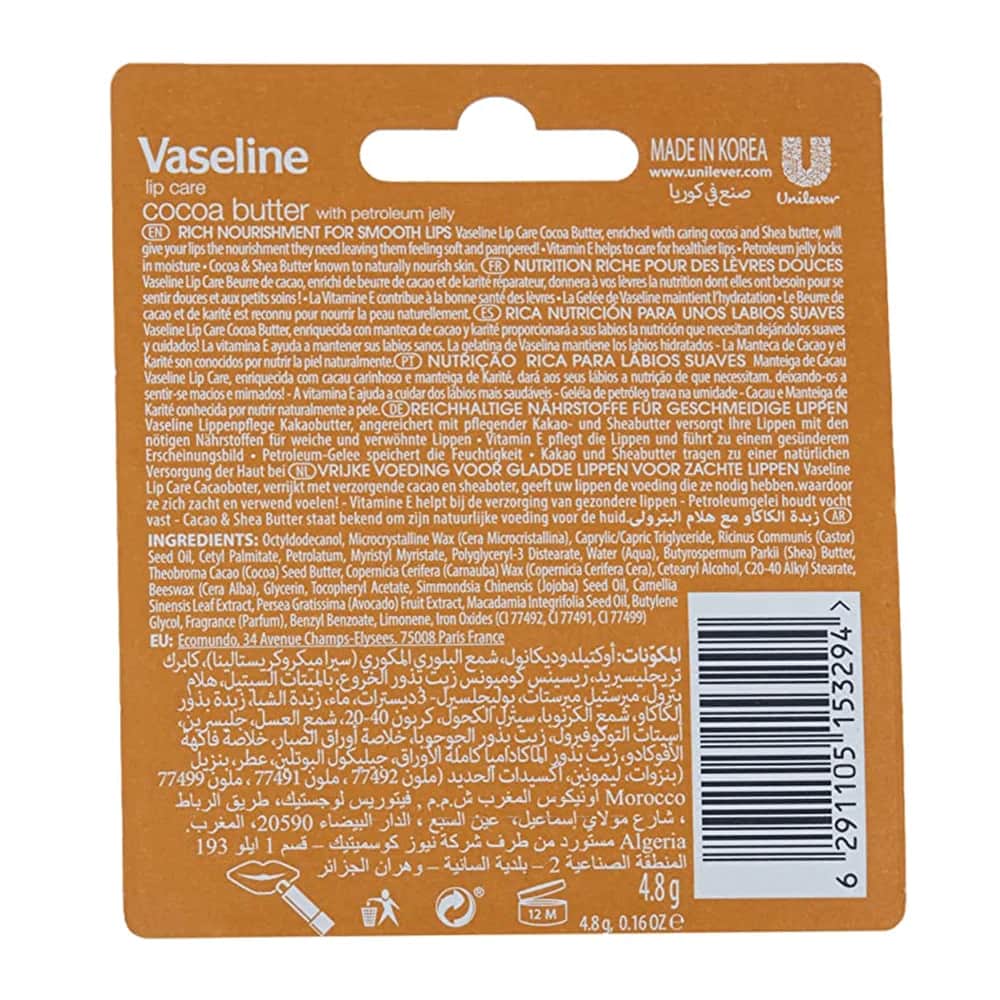 Vaseline Kakaobutter Lippenbalsam 4,8g von Vaseline