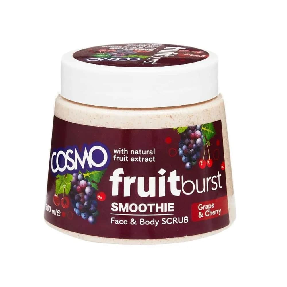 Cosmo Soft und Shine Trauben und Kirschen Gesichts- und Körperpeeling 500 ml von Cosmo