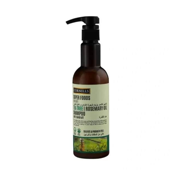 Teebaumöl und Rosmarin Shampoo 500 ml von Cornell's Superfoods