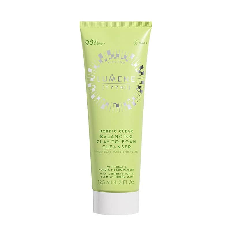Lumene Nordic Clear Sebum Balancing Clay Foam Cleanser 125ml