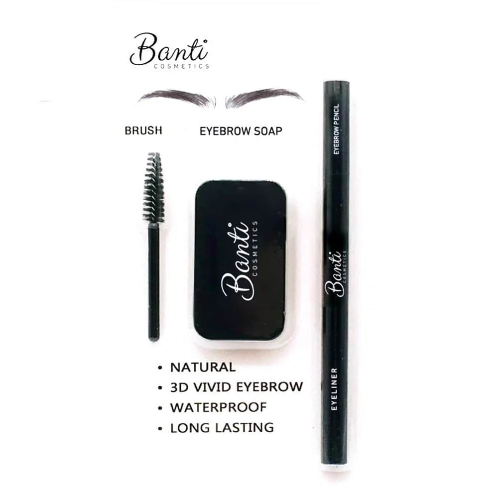 Brow Soap mit dunkelbraunem Stift 15g von Banti