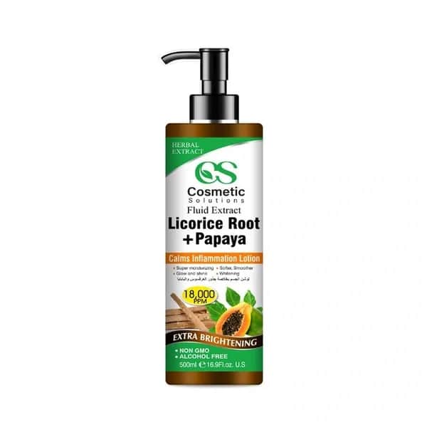 Körperlotion mit Süßholzwurzel und Papaya-Extrakt 500 ml von Cosmetic Solution