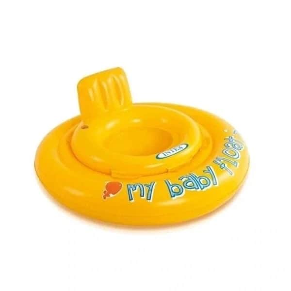 Intex Mein Baby Schwimmring - Gelbes Babyboot für 6-12 Monate