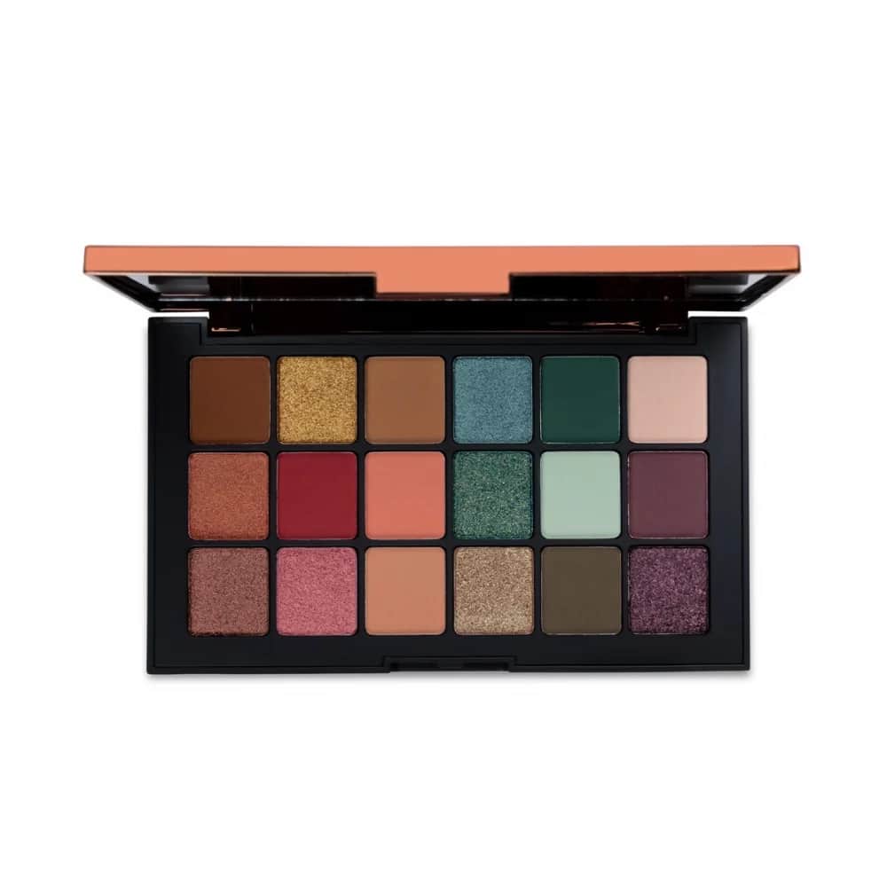 18-Farben Lidschattenpalette E07 von Polvere