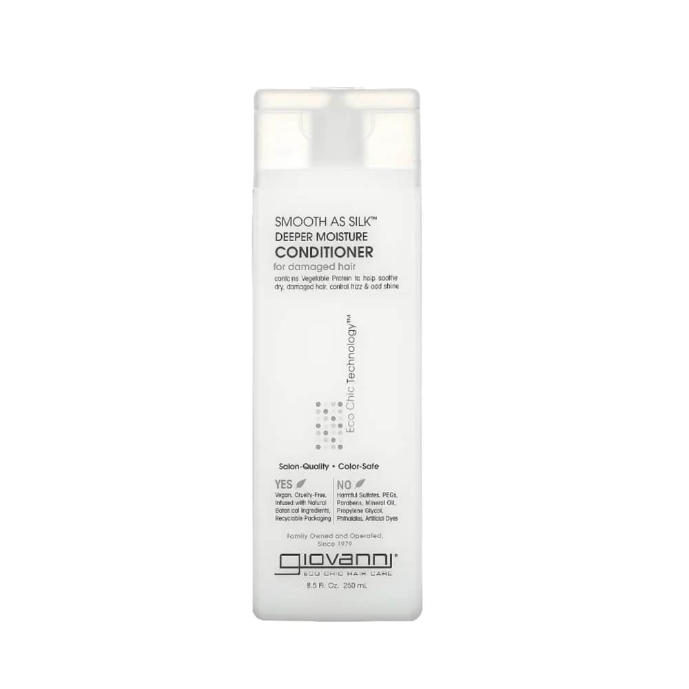 Giovanni Glatt wie Seide Tiefenfeuchtigkeit Balsam - 250 ml von Giovanni
