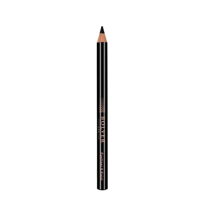 Dunkel schwarzer Holz-Eyeliner-Stift P703 von Bolver