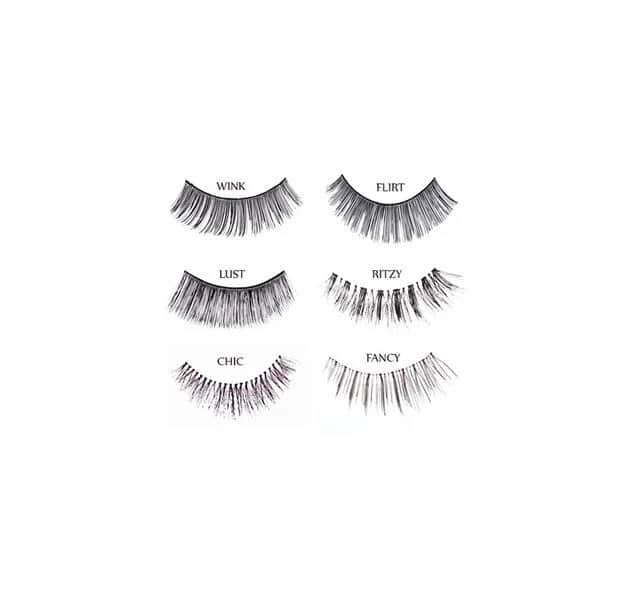 Doppelschichtige falsche Wimpern für glamourösen Look von Haute Couture