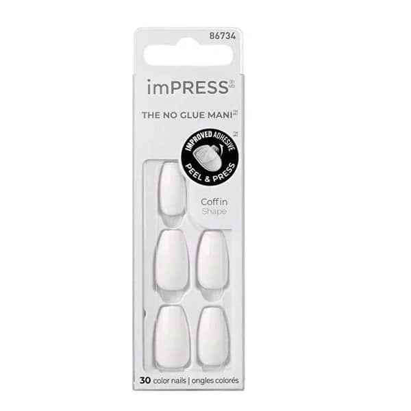 Impress Color Selbstklebende Mittelgroße Kunstnägel - 1 Stück