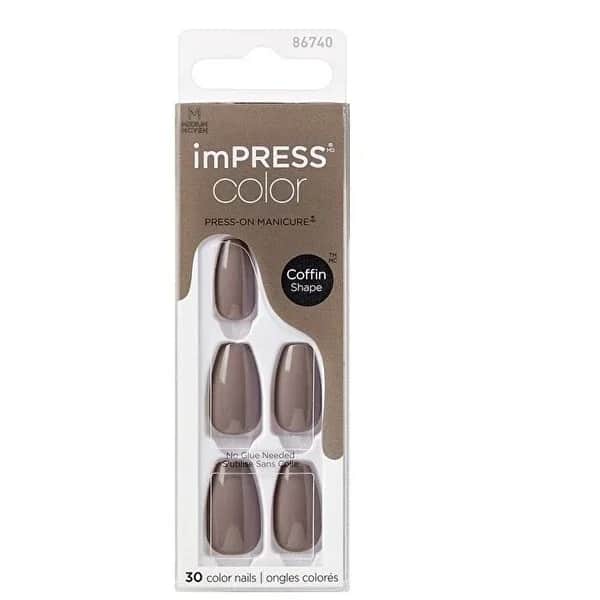 Impress Color Selbstklebende Mittelgroße Kunstnägel